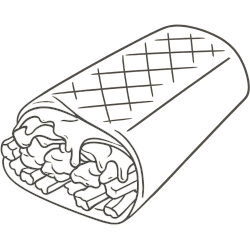 Illustration d'un tacos